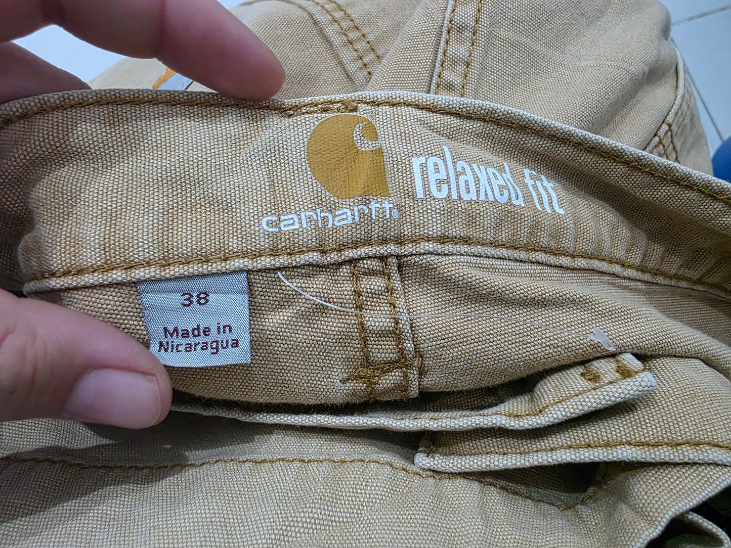 Bermuda Carhartt Talla 38 Cafe (Usado)