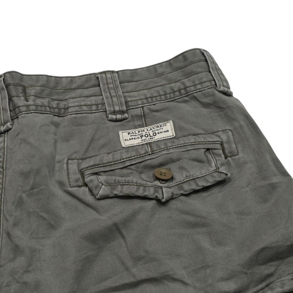 Bermuda Cargo Ralph Lauren Talla 38 Verde (Usado)