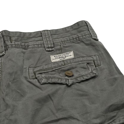 Bermuda Cargo Ralph Lauren Talla 38 Verde (Usado)