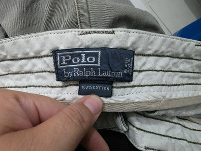 Bermuda Cargo Ralph Lauren Talla 38 Verde (Usado)