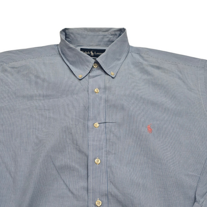 Camisa Ralph Lauren Xgrande Xl Azul Cuadros (Usado)