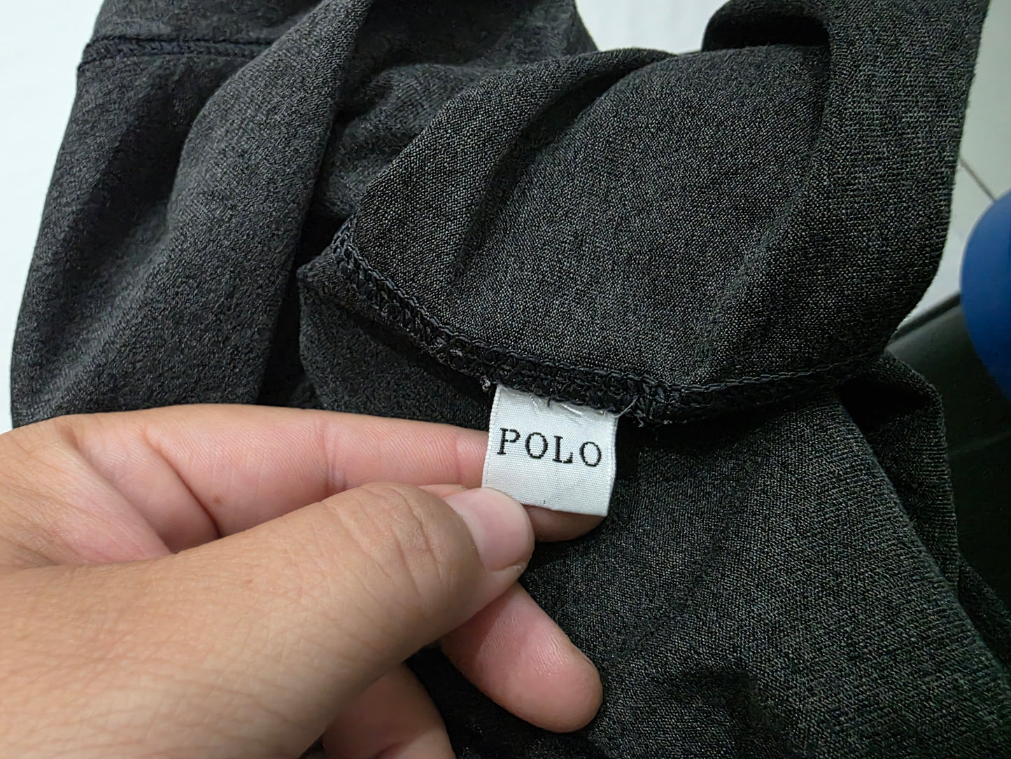 Playera Ralph Lauren Xgrande Xl Gris Pony Blanco (Usado)