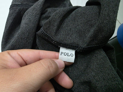 Playera Ralph Lauren Xgrande Xl Gris Pony Blanco (Usado)