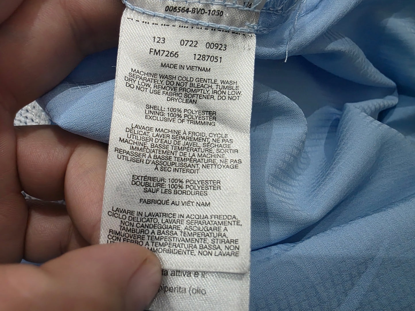 Camisa Columbia Xgrande Xl Azul Claro Manga Corta (Usado)