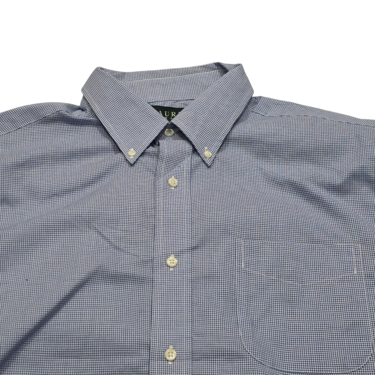 Camisa Ralph Lauren Xgrande Xl Azul Claro Cuadros (Usado)