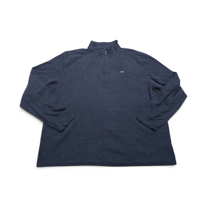 Sudadera Vineyard Vines 2xl Azul Cierre Corto (Usado)