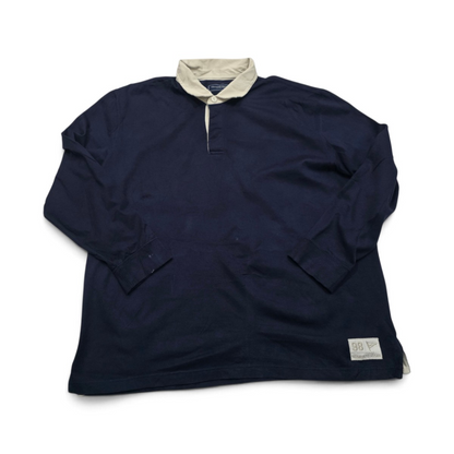 Playera Polo Vineyard Vines 2xl Azul Cuello Blanco (Usado)