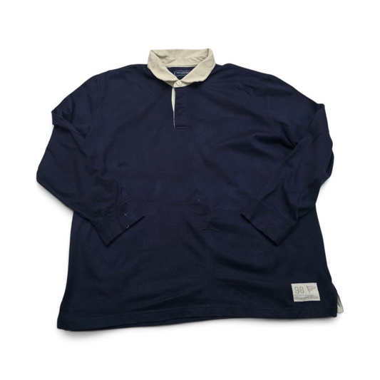 Playera Polo Vineyard Vines 2xl Azul Cuello Blanco (Usado)