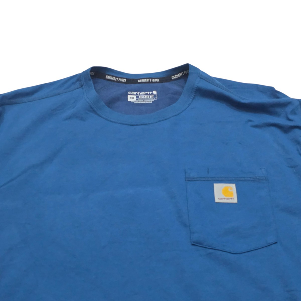 Playera Relaxed Fit Carhartt 2xl Azul (Usado)