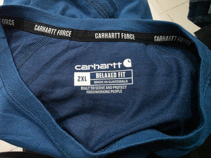 Playera Relaxed Fit Carhartt 2xl Azul (Usado)