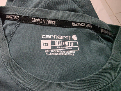 Playera Relaxed Fit Carhartt 2xl Verde (Usado)