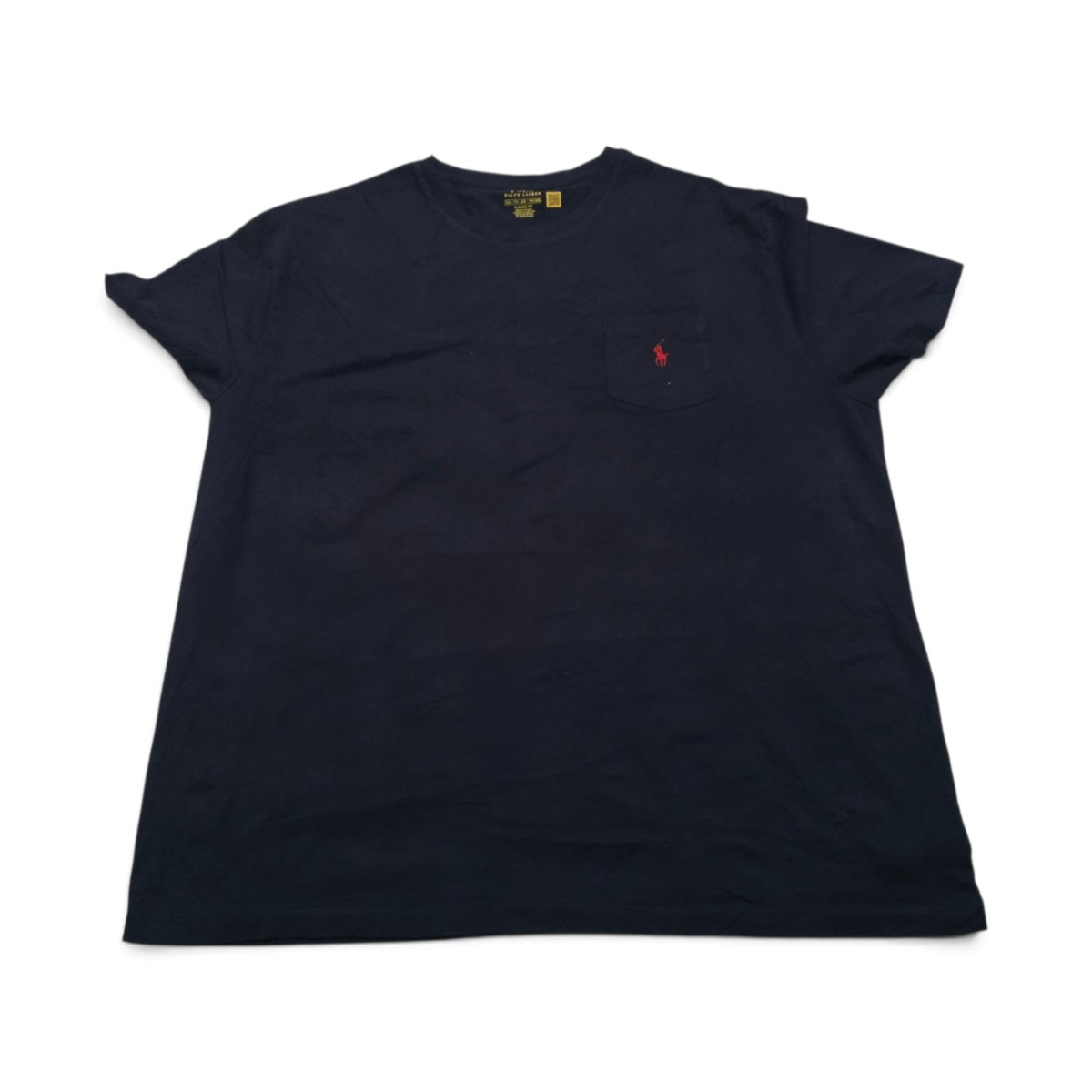 Playera Ralph Lauren 2xl Azul Pony Rojo (Usado)