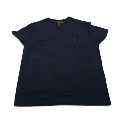 Playera Ralph Lauren 2xl Azul Pony Rojo (Usado)