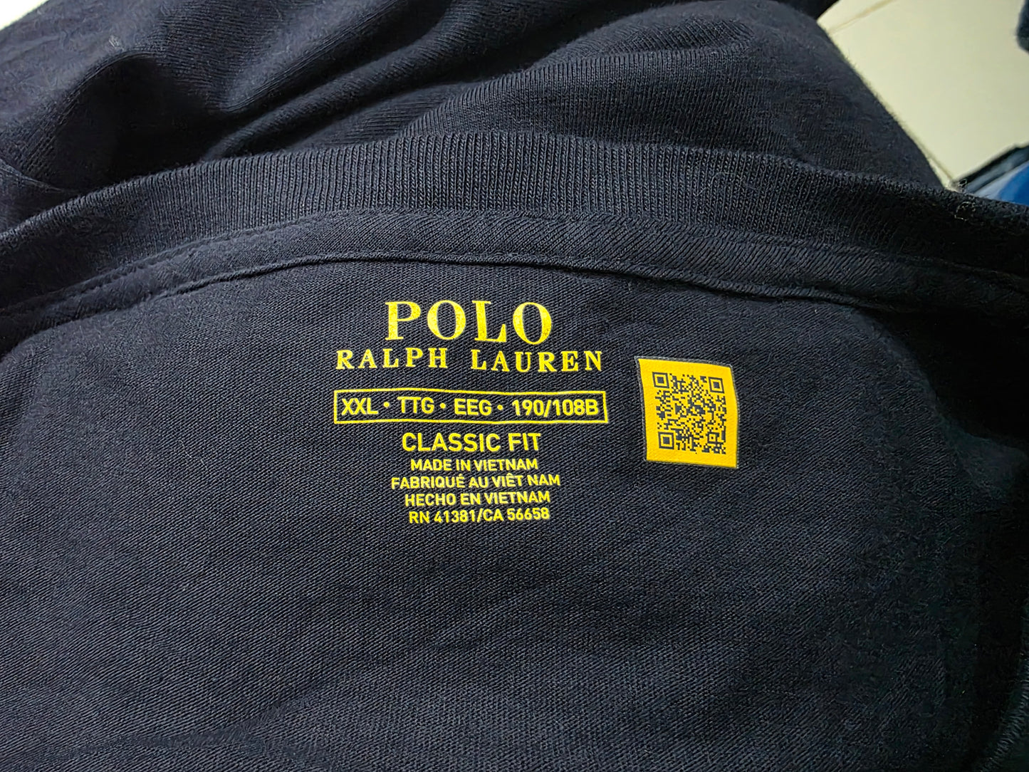 Playera Ralph Lauren 2xl Azul Pony Rojo (Usado)