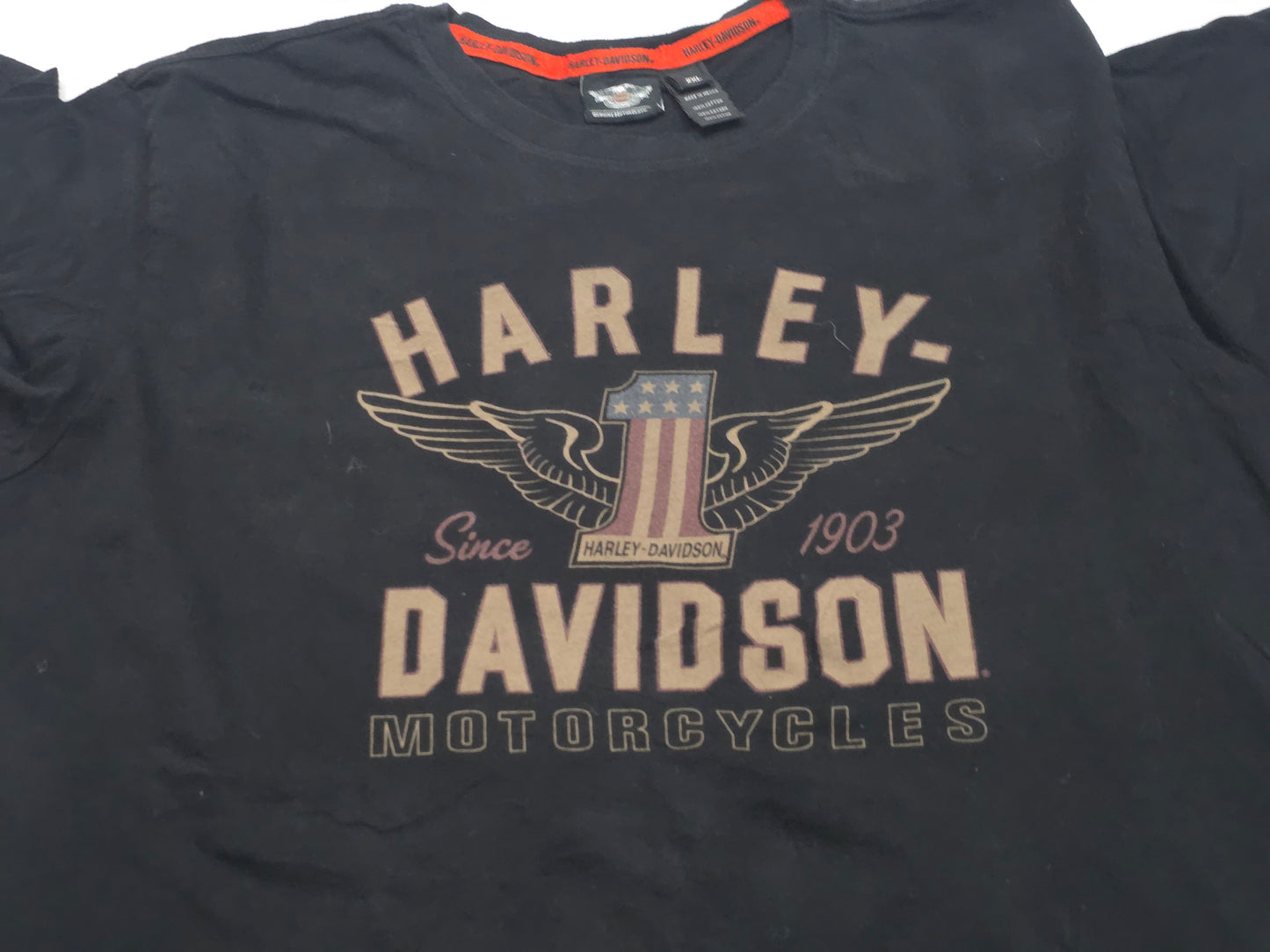 Playera Harley Davidson 2xl Negro (Usado)