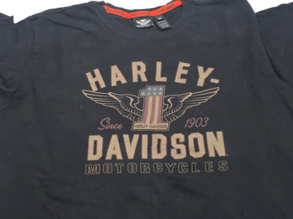 Playera Harley Davidson 2xl Negro (Usado)