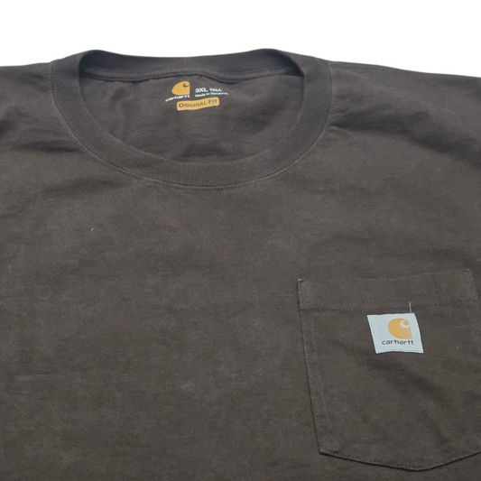 Playera Carhartt 3xl Tall Cafe (Usado)