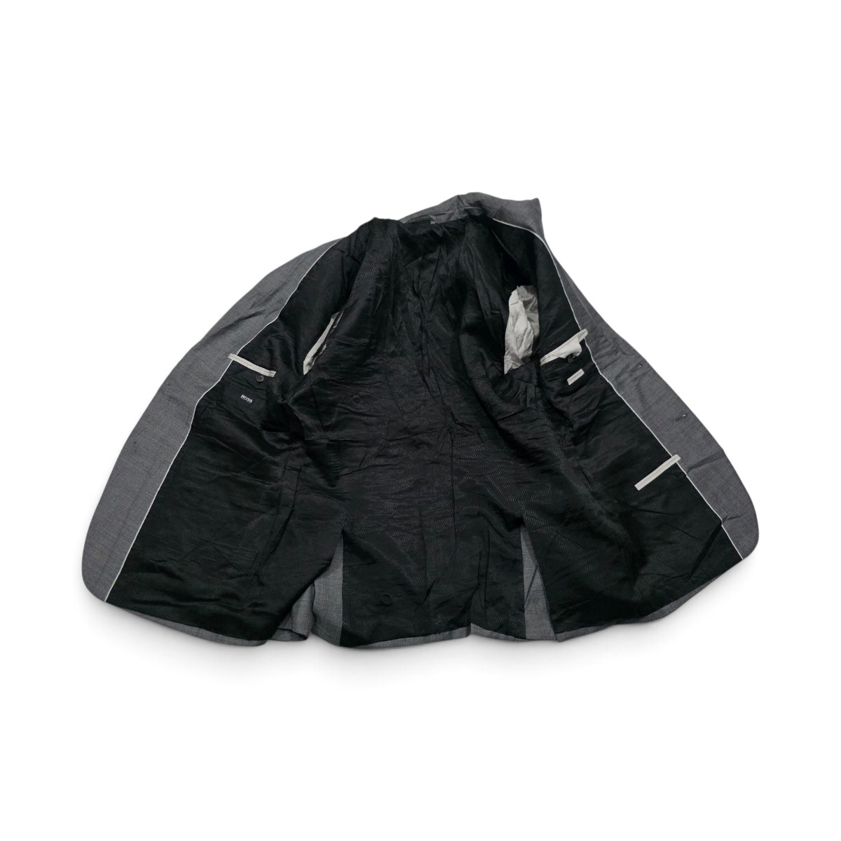 Saco Hugo Boss Talla 40 S Gris (Usado)