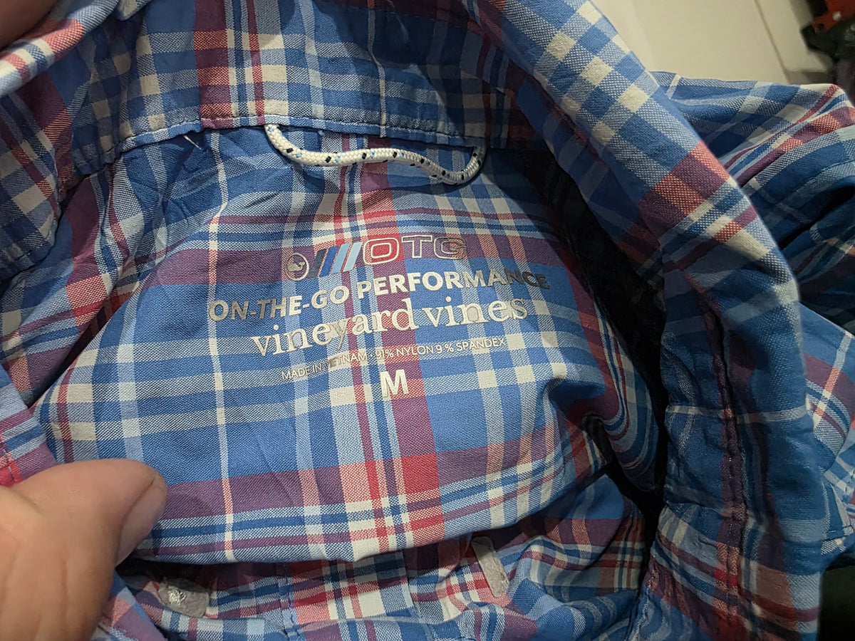 Camisa Vineyard Vines Performance Mediana M Azul (Usado)