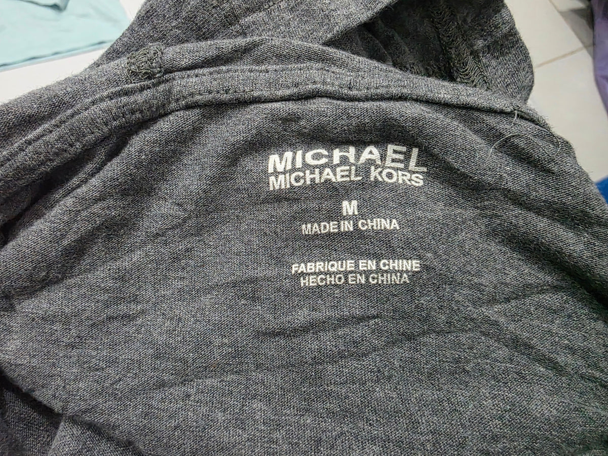 Sudadera Delgada Michael Kors Mediana M Gris (Usado)