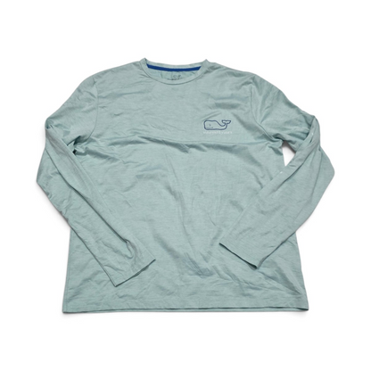 Playera Manga Larga Vineyard Vines Mediana M Verde Menta (Usado)