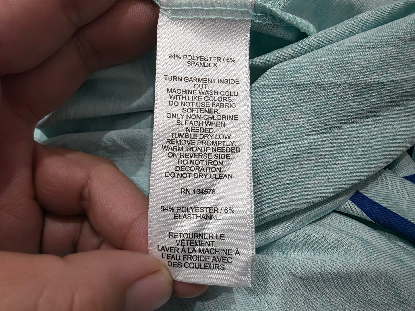 Playera Manga Larga Vineyard Vines Mediana M Verde Menta (Usado)