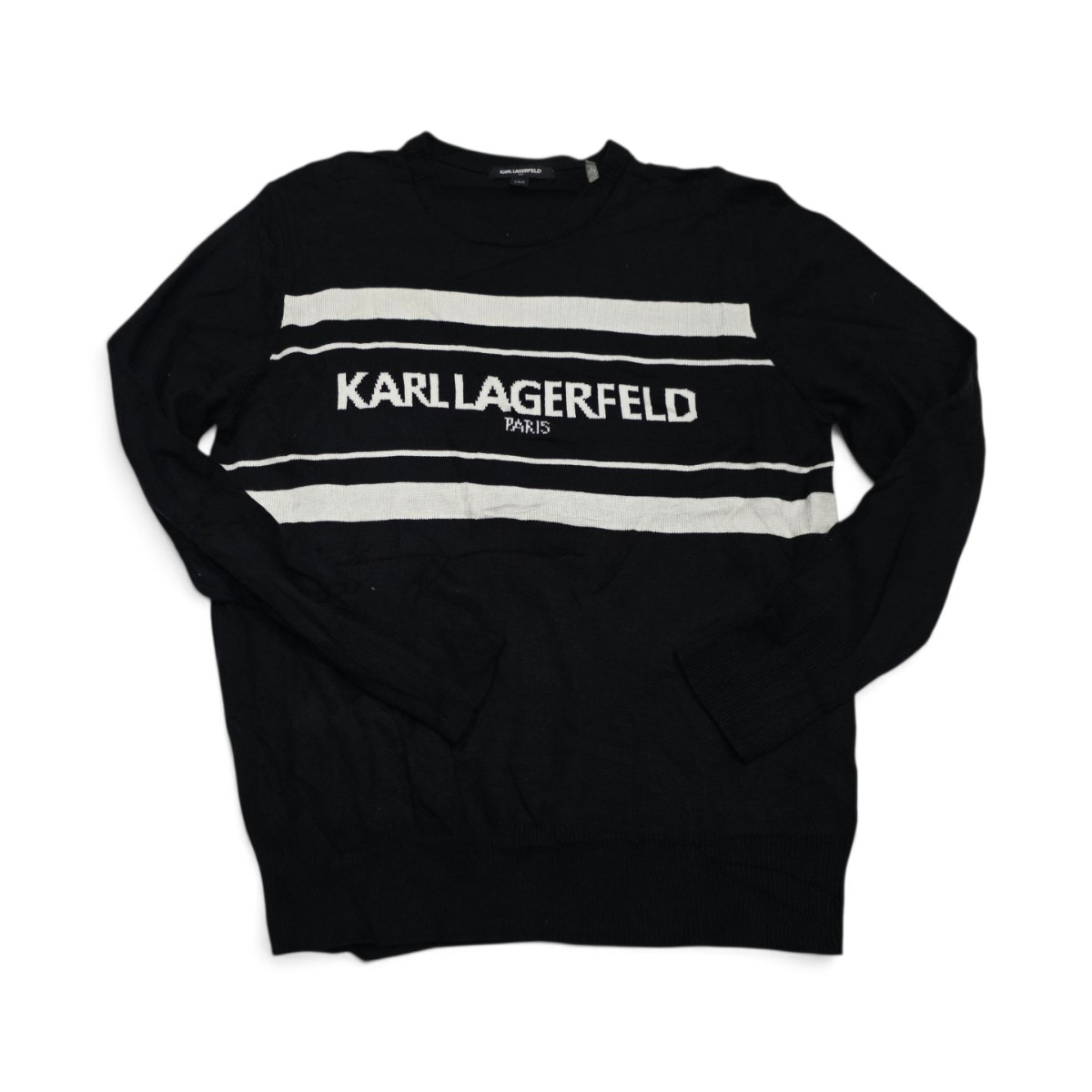 Sueter Karl Lagerfeld Grande L Letras Negro (Usado)