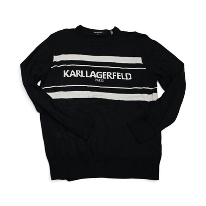Sueter Karl Lagerfeld Grande L Letras Negro (Usado)