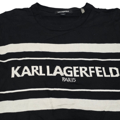 Sueter Karl Lagerfeld Grande L Letras Negro (Usado)