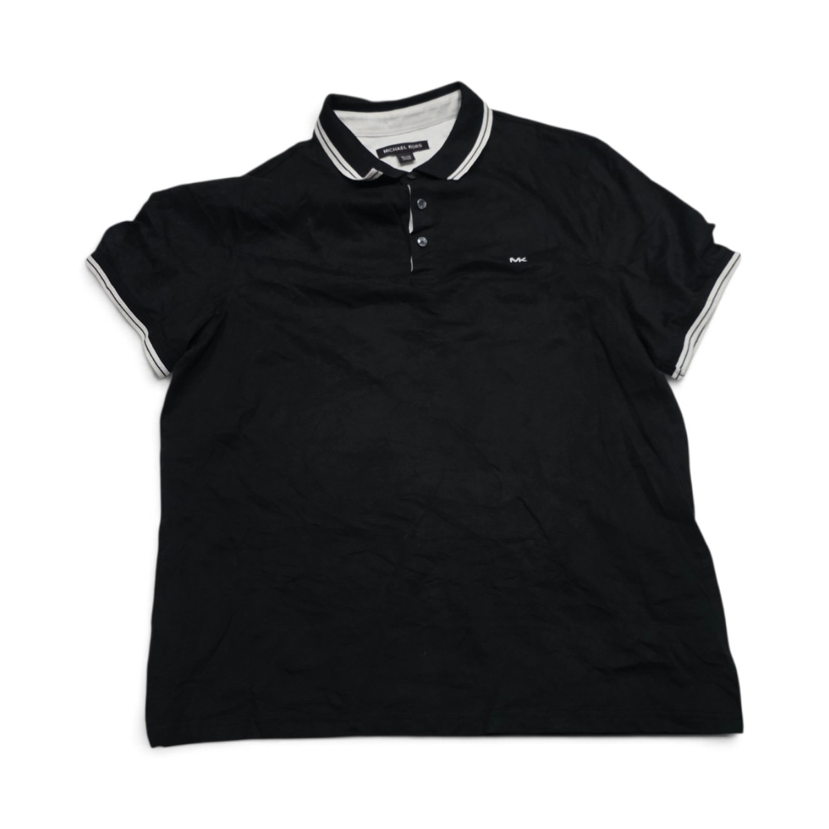 Playera Polo Michael Kors Grande L Negro (Usado)