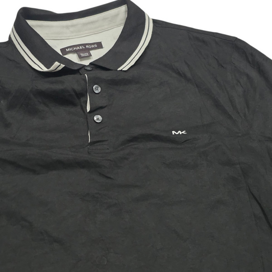 Playera Polo Michael Kors Grande L Negro (Usado)