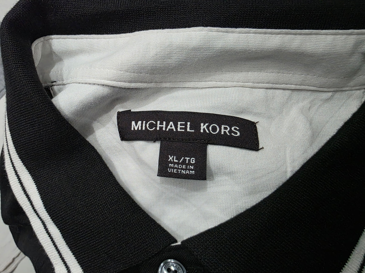 Playera Polo Michael Kors Grande L Negro (Usado)