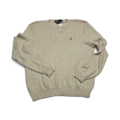 Sueter Ralph Lauren  2XL pony azul cuello redondo (NUEVO)