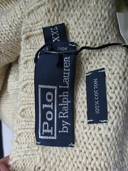 Sueter Ralph Lauren  2XL pony azul cuello redondo (NUEVO)
