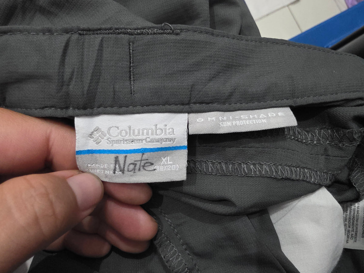 Pantalon Columbia Adolescente Xl Gris (Usado)