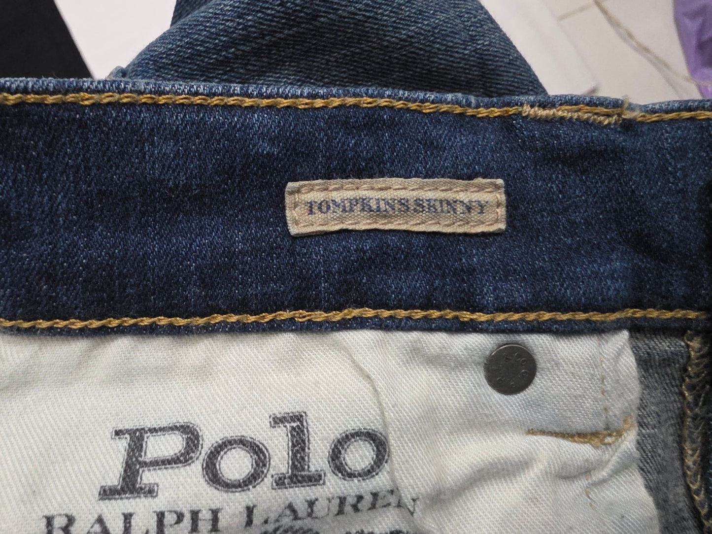 Pantalon Ralph Lauren 27 Skinny Azul (Usado)