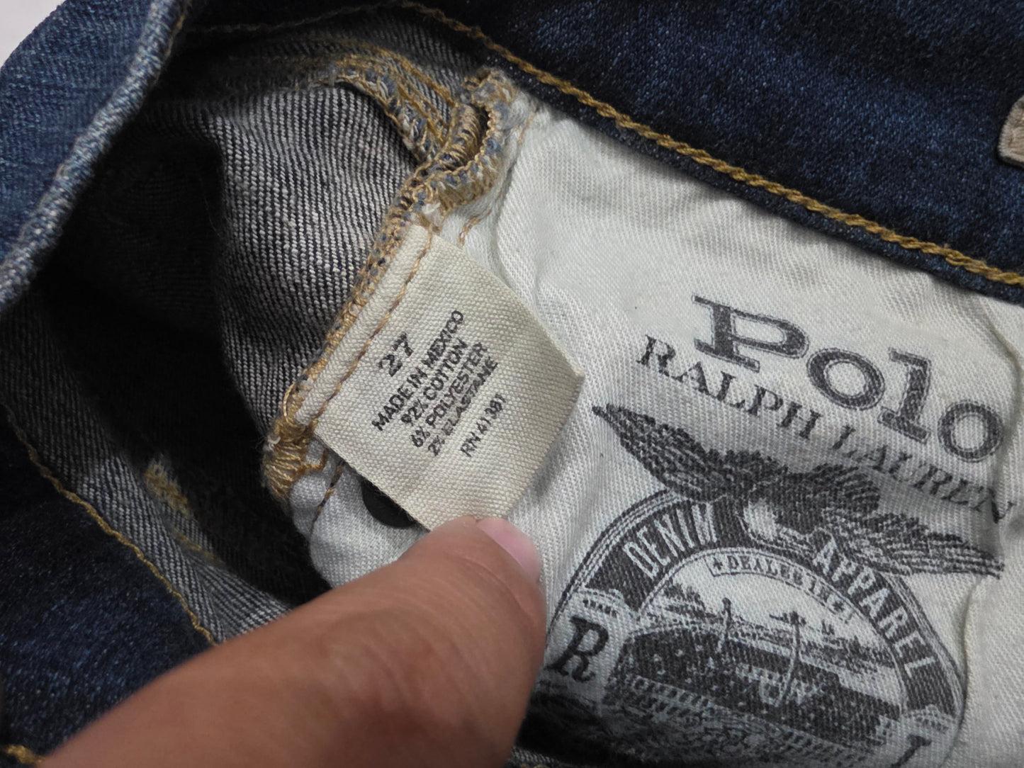 Pantalon Ralph Lauren 27 Skinny Azul (Usado)