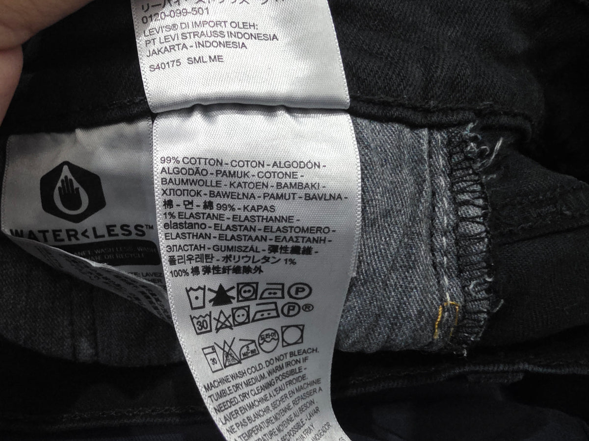 Pantalon Levis 511 29x30 Slimfit Negro (Usado)