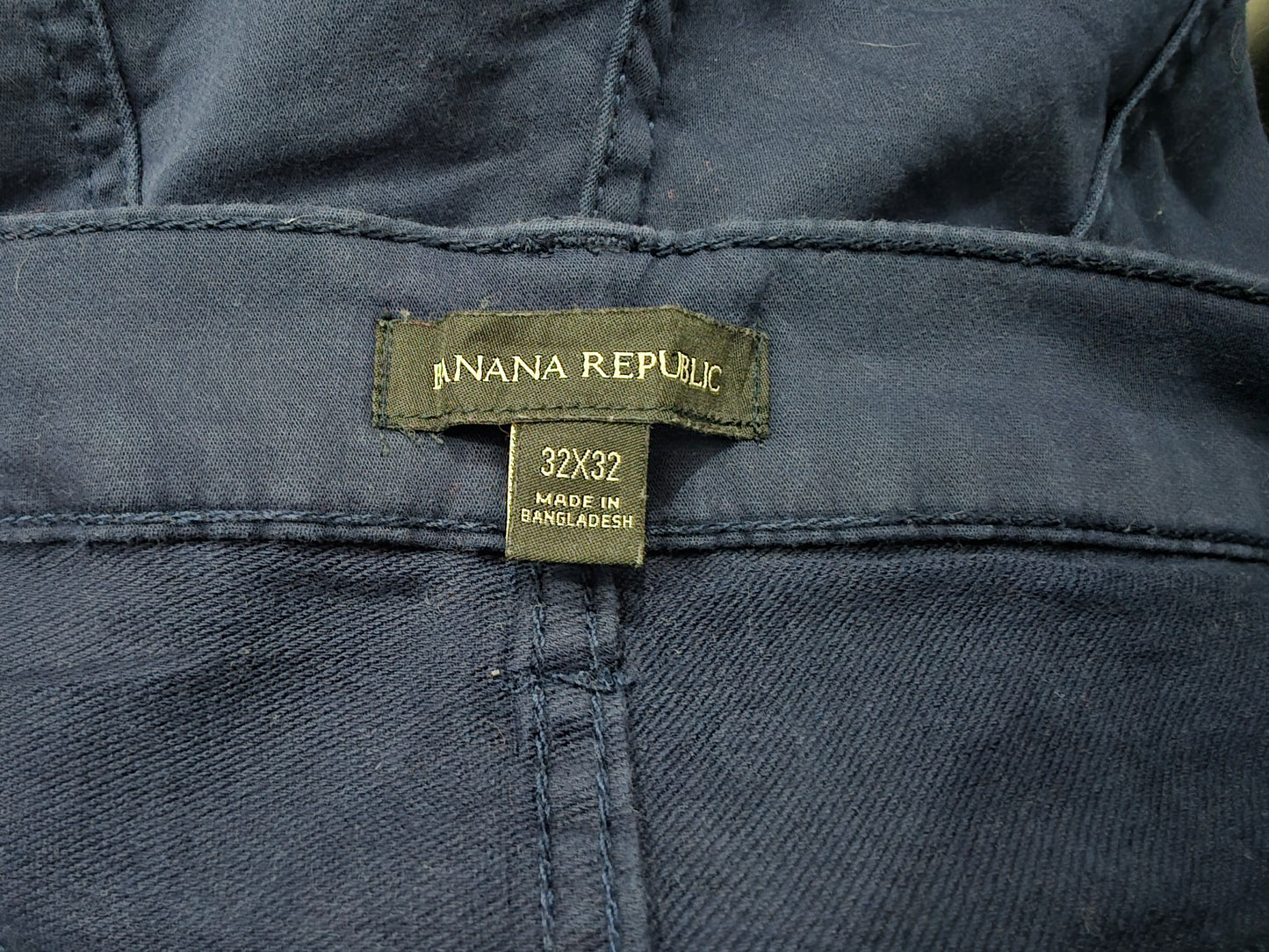 Pantalon Recto Banana Republic 32x32 Azul (Usado)
