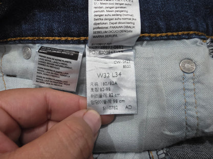 Pantalon Levis 512 Slimfit 32x34 Azul