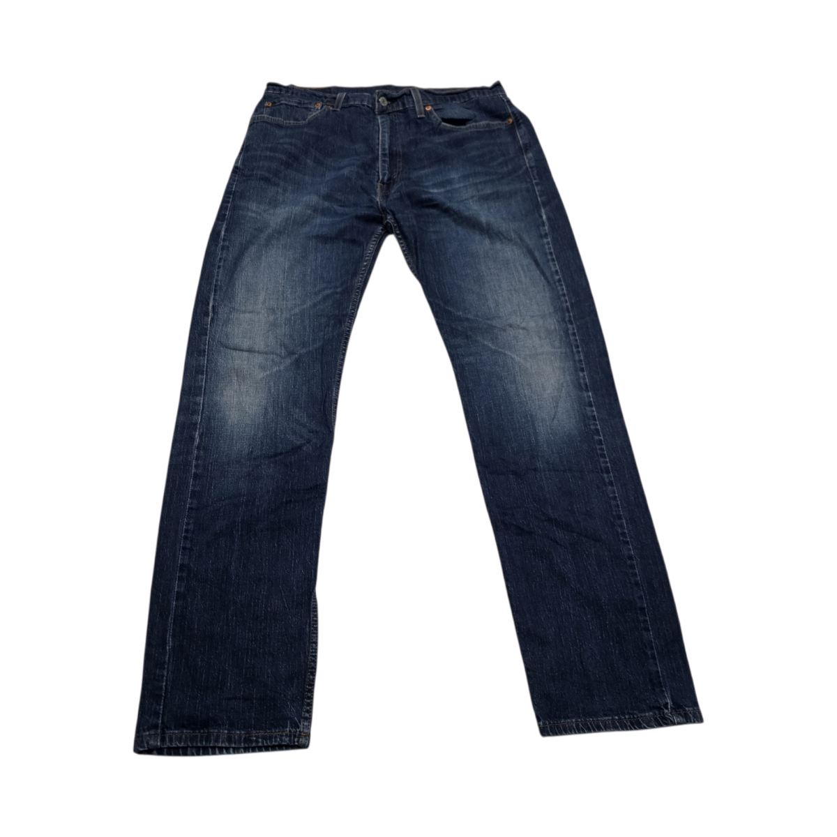 Pantalon Recto Levis 505 36x34 Azul Marino (Usado)