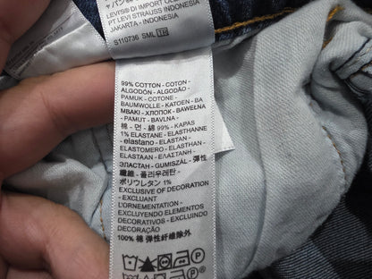 Pantalon Recto Levis 505 36x34 Azul Marino (Usado)