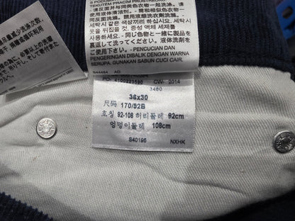 Pantalon Recto Levis 514 36x30 Azul Pana (Usado)
