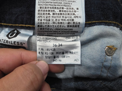 Pantalon Recto Levis 514 36x34 Azul Marino (Usado)