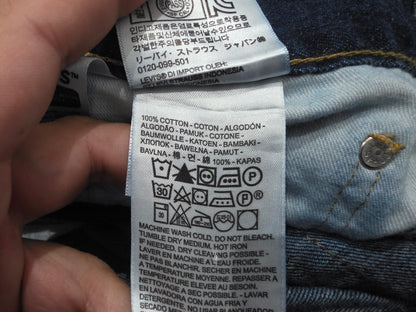 Pantalon Recto Levis 514 36x34 Azul Marino (Usado)