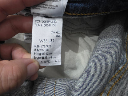 Pantalon Levis 559 Relajado Recto 36x32 Azul