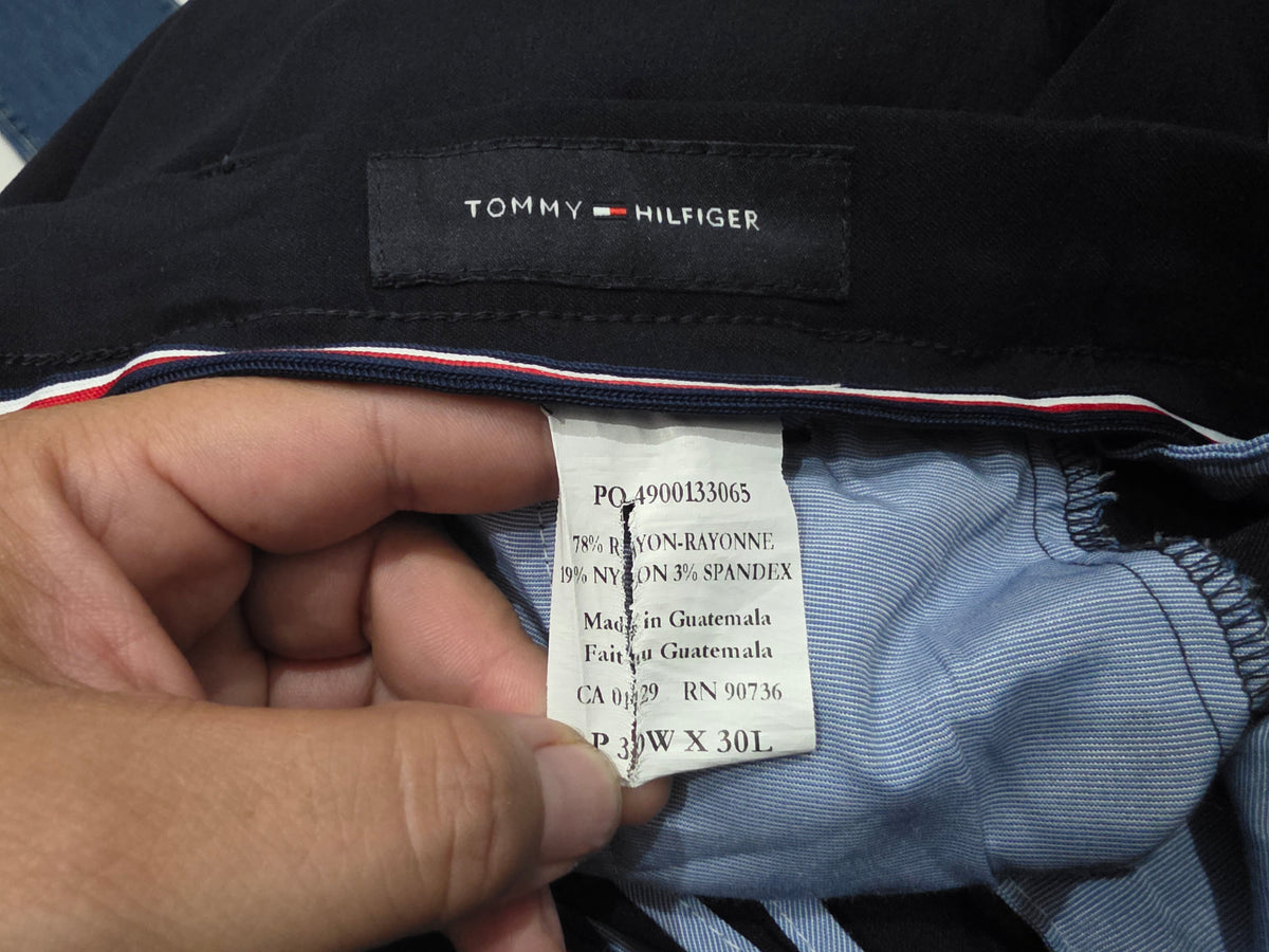 Pantalon Vestir Strech Tommy Hilfiger 30x30 Azul (Usado)