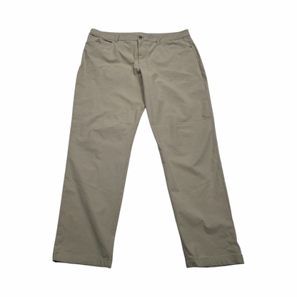 Pantalon Recto Lululemon Talla 38 Cafe (Usado)