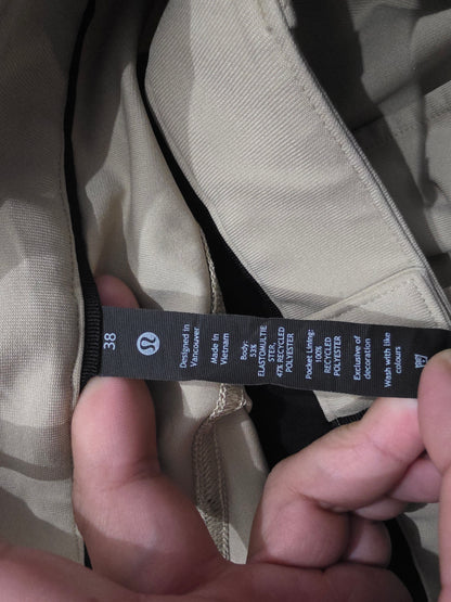 Pantalon Recto Lululemon Talla 38 Cafe (Usado)