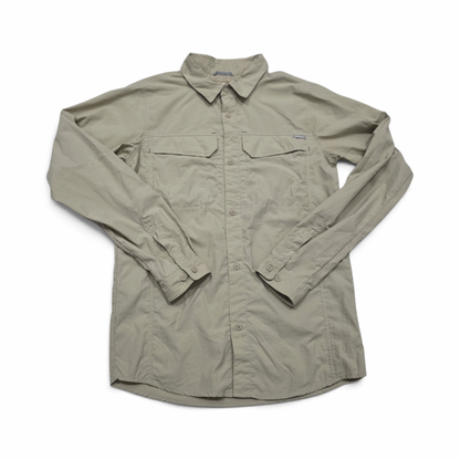 Camisa Columbia Adolescente Xl Cafe (Usado)